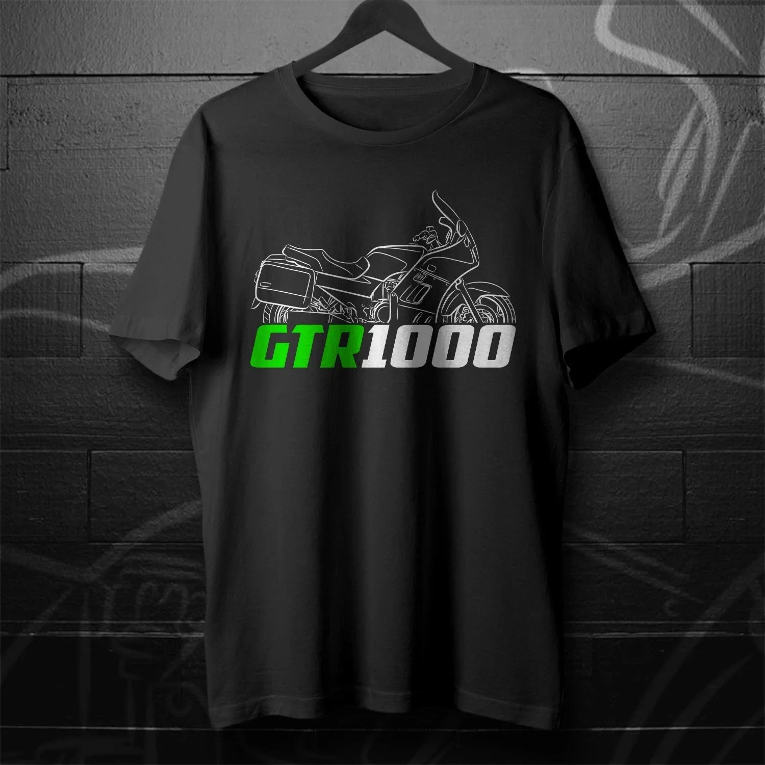 T-shirt de moto Fit GTR 1000 & Concours 1000 1986-2006 - T-shirts en coton pour le cyclisme quotidien, pour hommes et femmes