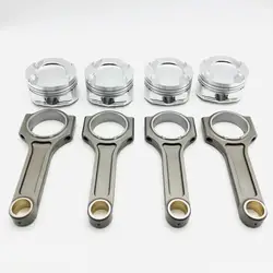 N20 Forged Piston Connecting Rod Kit For BMW N20B20 84mm/84.5mm CR 10:1 144.35mm