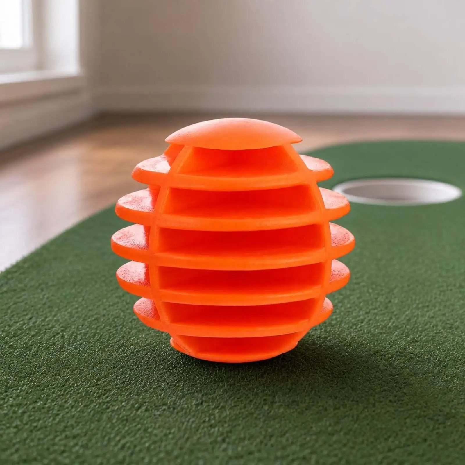 Golf Practice Ball 40mm Durable Eco Plastic Lightweight Golf Training Sphere for Home Range Yard Exercise