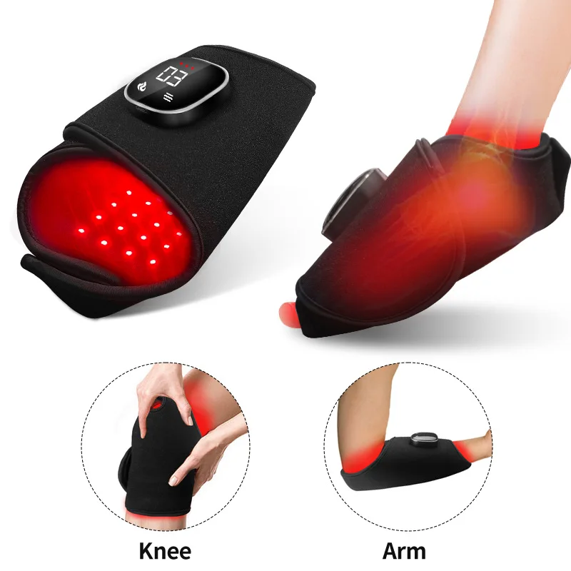 

Wrist Ankle Massager 64pcs 660nm&850nm LED Wireless Red Light Therapy Massage Belt For Joint Pain Relief& Joint Relaxation