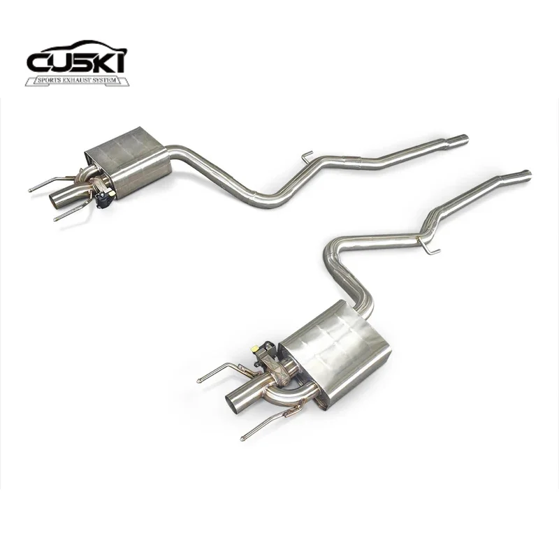 Stainless Steel Automotive Exhaust Parts For Mercedes Benz S350 W221 3.5 2005-2012 cat back exhaust pipe Exhaust Modification