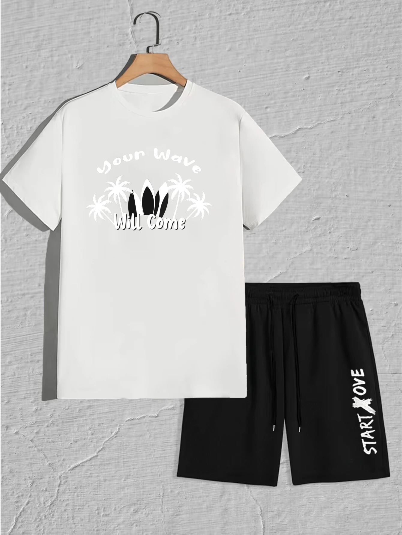 

Мужской комплект, летняя мужская одежда 2025 года, мужская одежда, дышащий футбольный мужской комплект, костюм для мужчин, капельная одежда с графикой и принтом