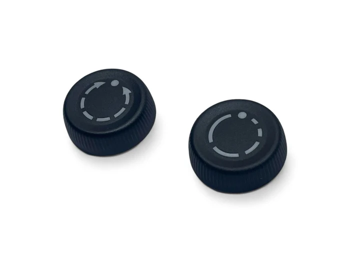 PCM2 Navi Radio Rotary Button Knobs For Porsche 996 911 Turbo 986 Boxster Part NO. 99664295200 / 99664295100