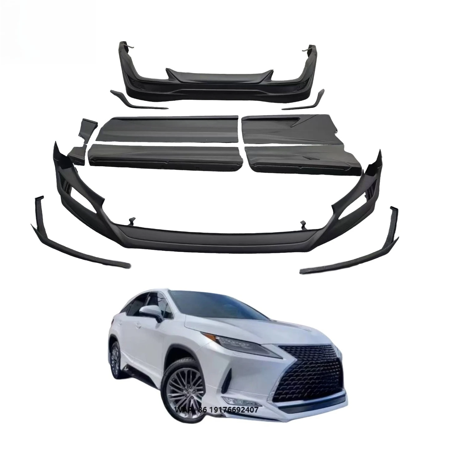 

Body Kit for 20-22 RX Upgrade Mona Lisa Style Auto Part Rear Diffuser Front Lip Side Skirts FRP or Carbon Fiber Aerokit