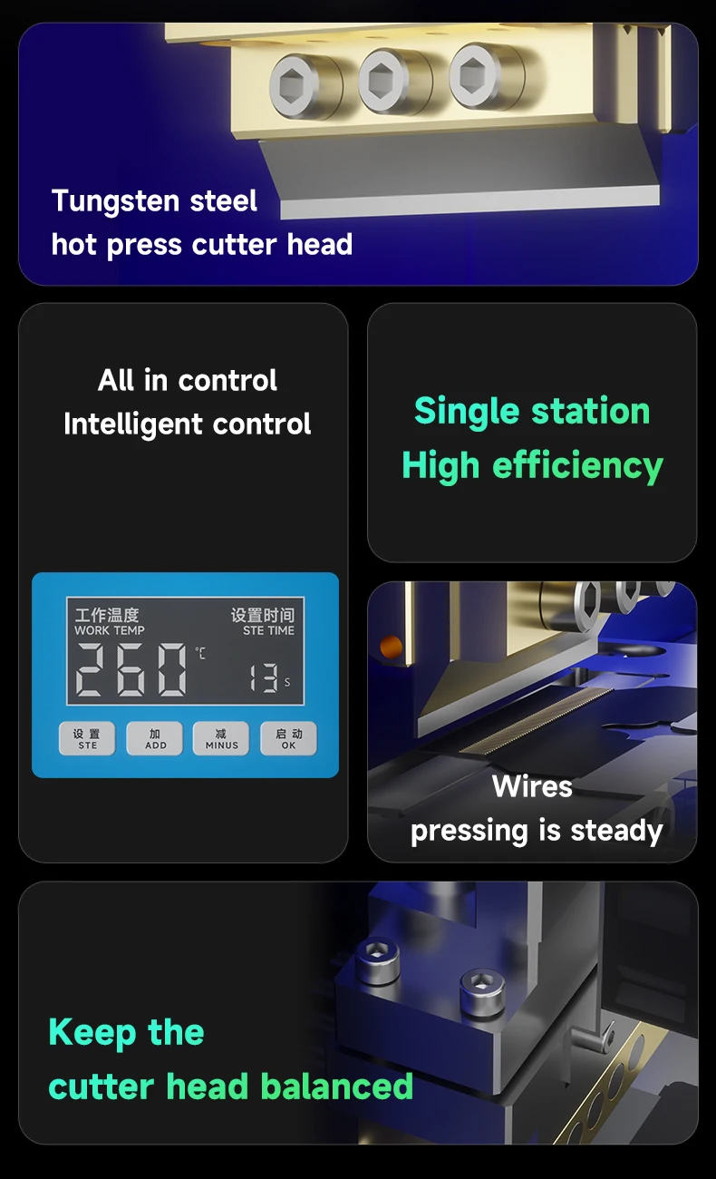 Mechanic BD-901 Thermostatic Flex Cable Bonding Machine for Mobile Phone Watch Camera LCD Screen Wiring Double Pressing Station