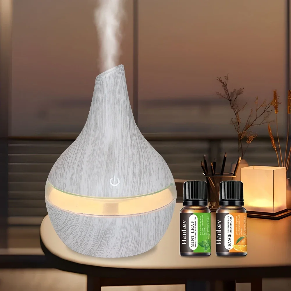 

Мини-USB-увлажнитель с эфирными маслами, портативный диффузор объемом 300 мл для путешествий, стола, спальни и небольших помещений с прохладным туманом и тихим управлением