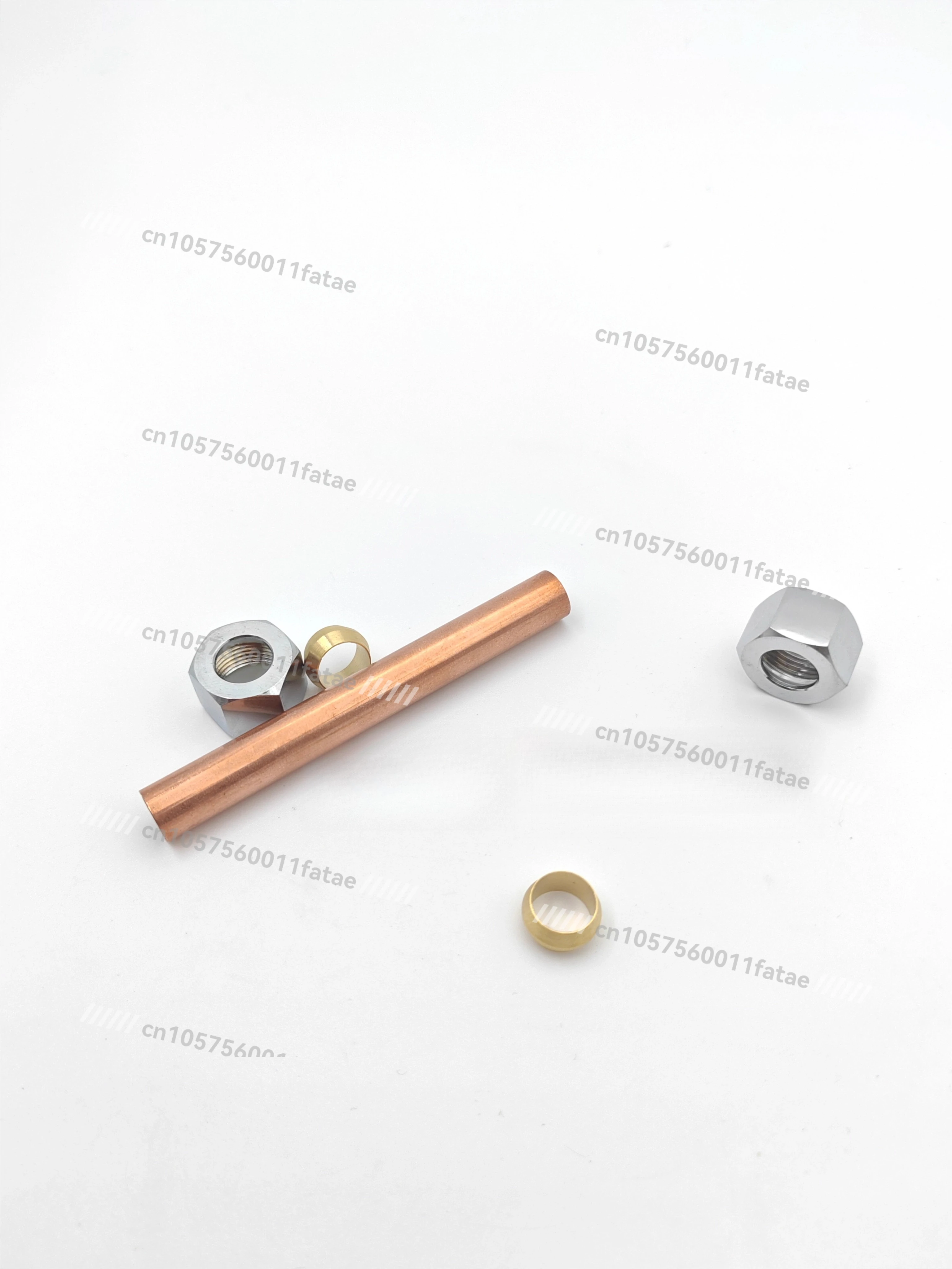 Three-hole four-hole bathtub faucet base extrusion connector nut copper pipe 88513000