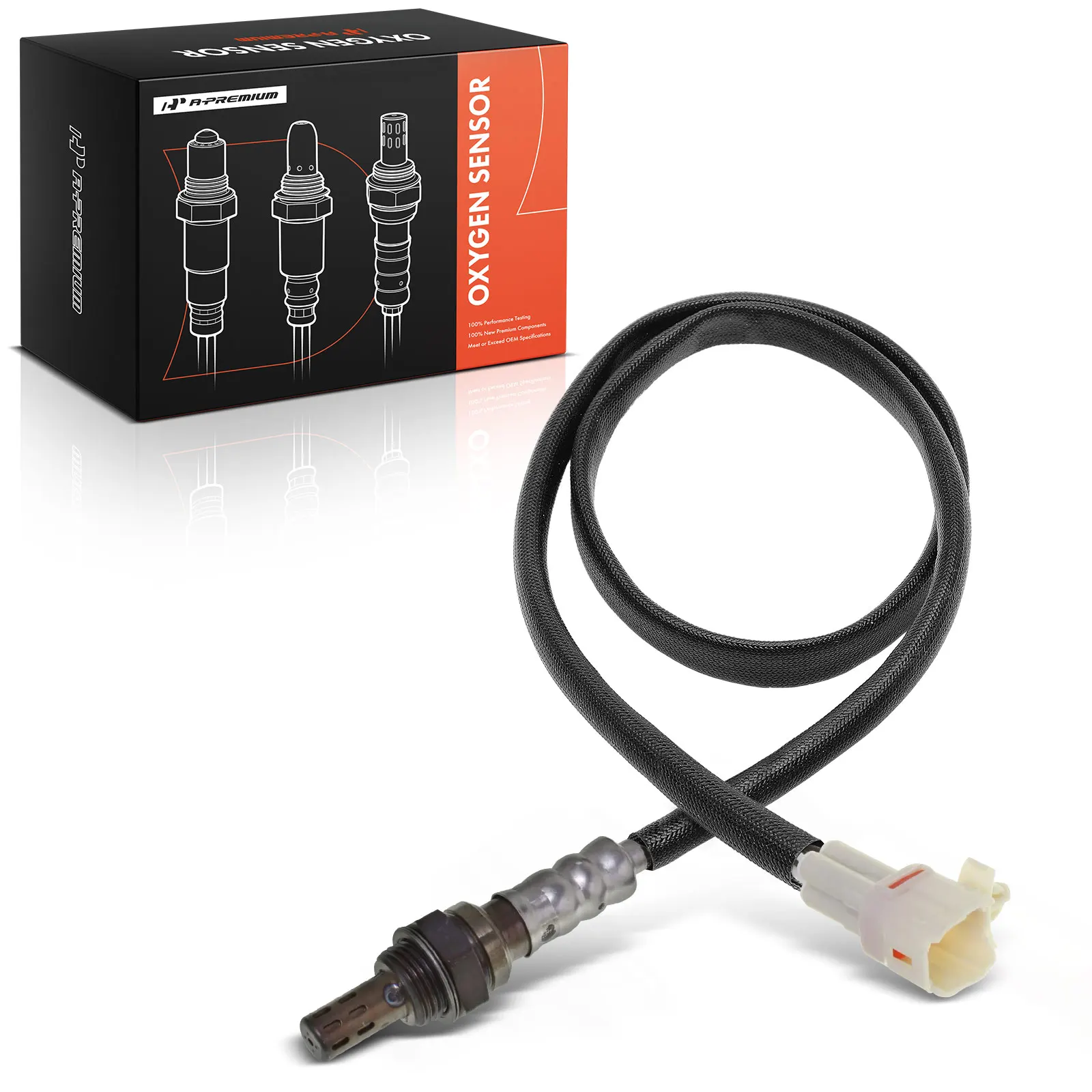 A-Premium O2 Oxygen Sensor with Heated for KTM 1190 RC8 R 2010-2015 450 MM Square