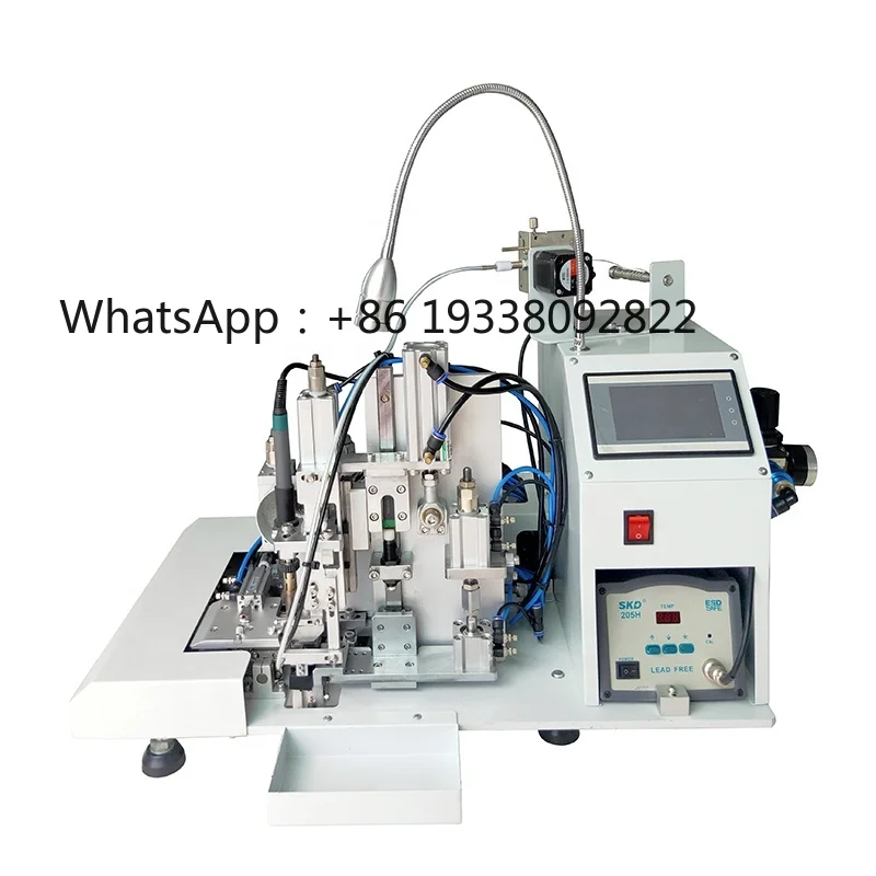 

2026-Semi Automatic USB Data Wire Cable Soldering Machine With Cutting and Stripping Functions