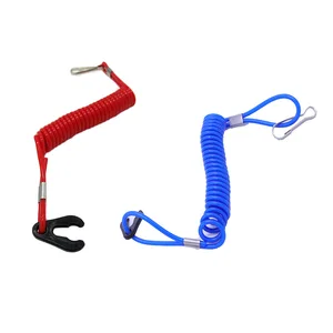 Boat Outboard Switch Motor Lanyard, emergency stop button, safety connector cable, cord, yamaha, Suzuki, Honda, compatible 8 Main Sales Set Stern Motor Suzuki - №1
