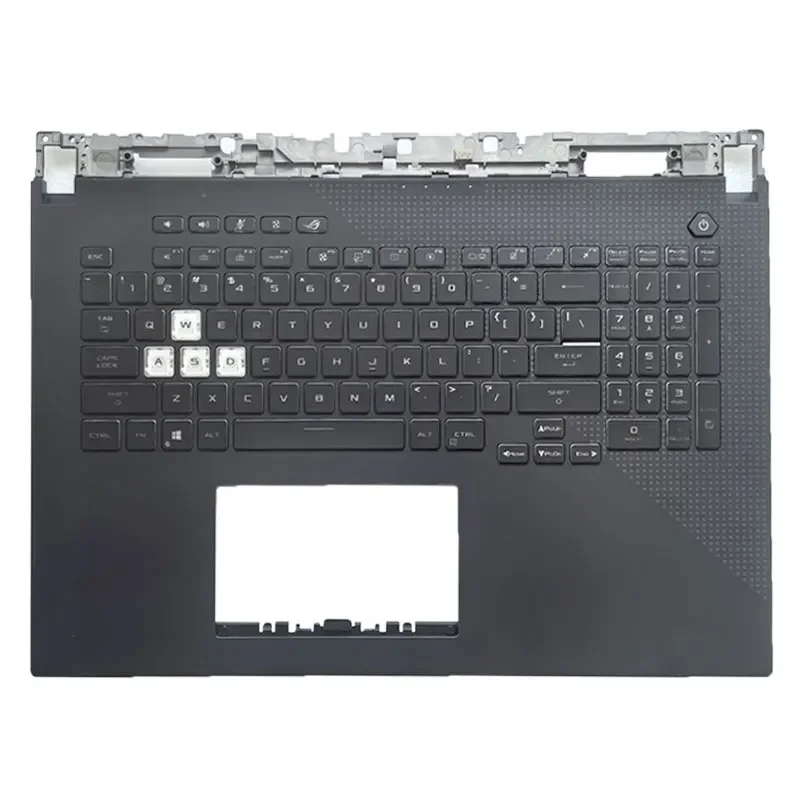 Imagem -02 - Org para 17.3 Rog Strix G17 G713 G713p G713r G713q Portátil Case Apoio para as Mãos Teclado Eua Versão em Inglês Capa Superior Novo