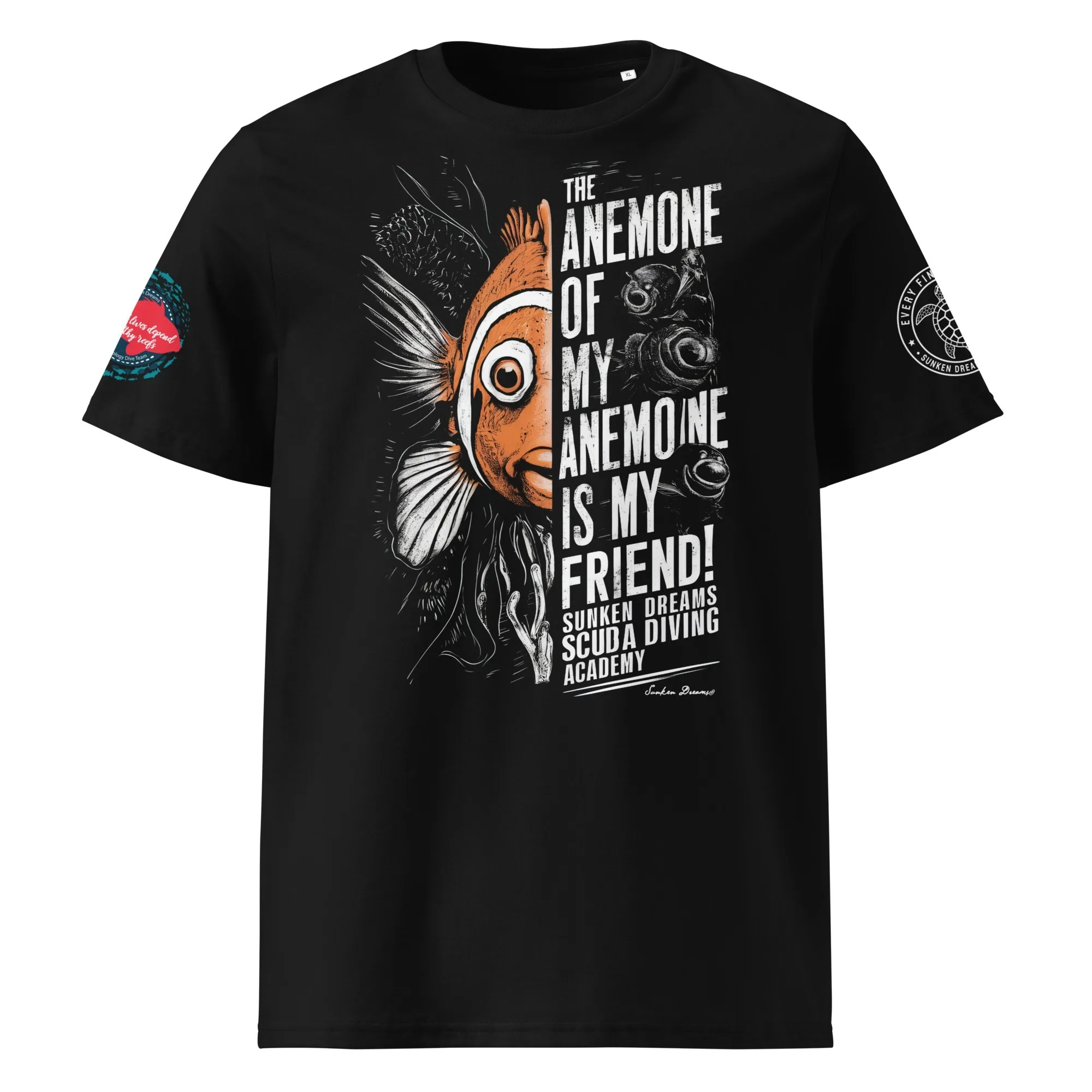 Riding The Crest for Marine Conservation Dolphin Diving Graphic Tee Cotton Mens Womens T-Shirt Outdoor Casual Top