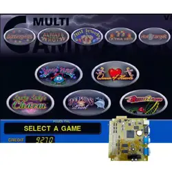 Multi in 1 gaming motherboard Arcade Game PCB Accessory Gaming Coin Operated Machine Main Board part