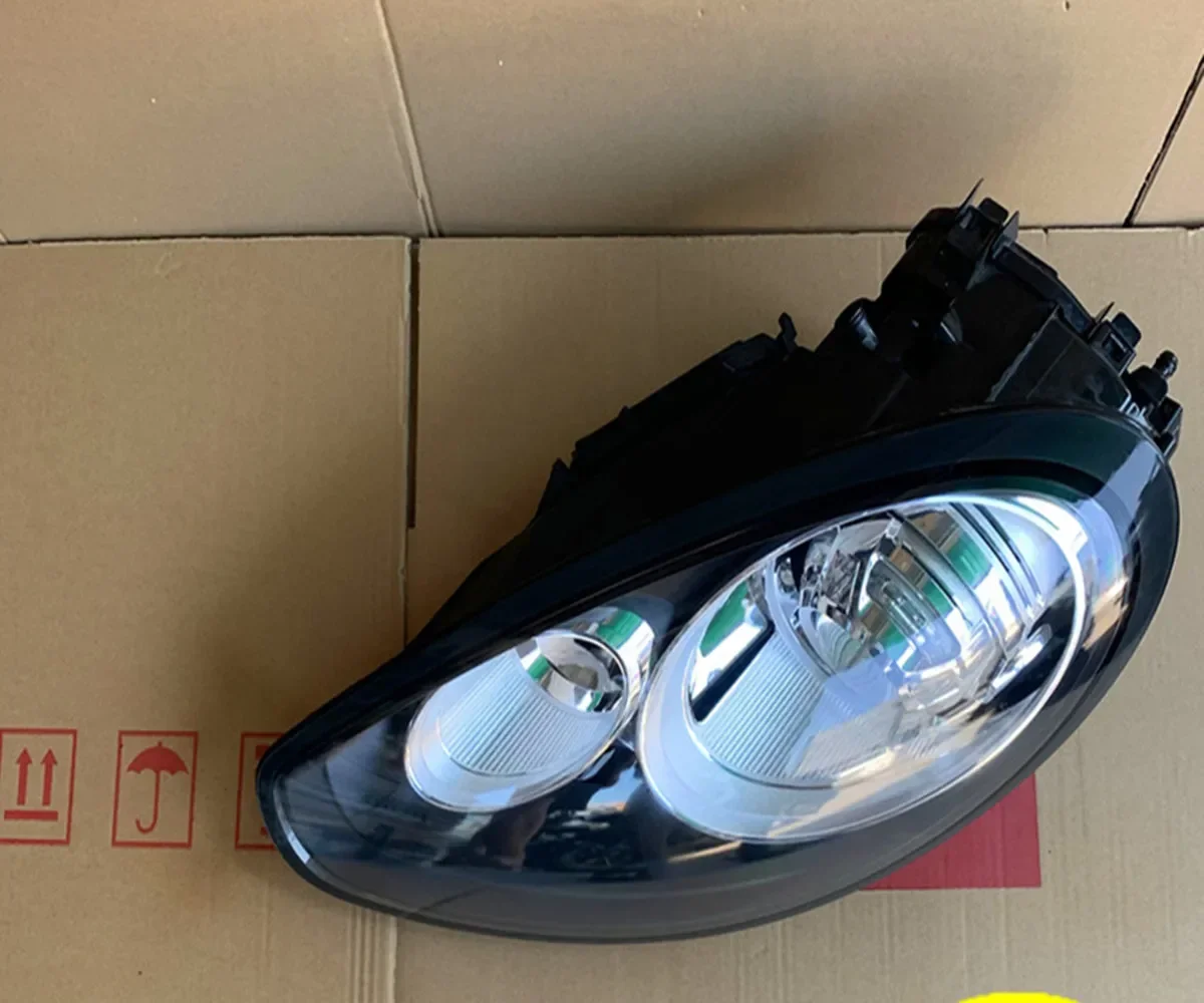 

LXBY Car Led Headlight Daytime Running DRL Head Lamp Low High Beam For Porsche Panamera Cayenne Cayman 911 987 Автомобильные Лам
