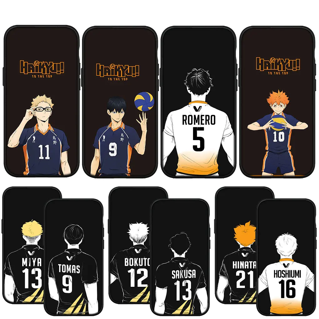 Haikyuu Hinata Attacks Volleyball Soft Cover Phone Casing for iPhone 14 13 12 Mini 11 Pro X XR XS Max 6 7 8 Plus + SE 8+ Case