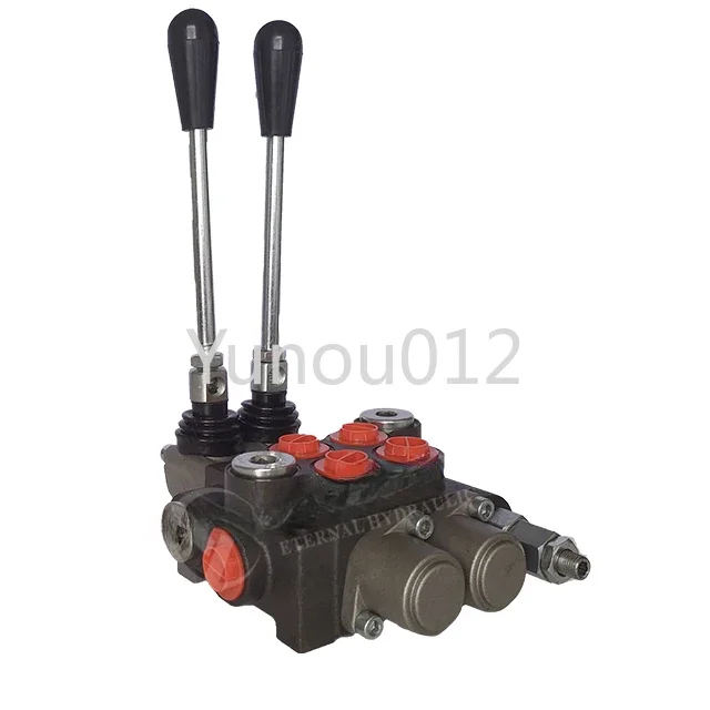 2 3 4 5 6 Spools 40 50 70 80 100 120 Cc Hydraulic Joystick Directional Monoblock Valve, Youli Remote Control Valve Hydra