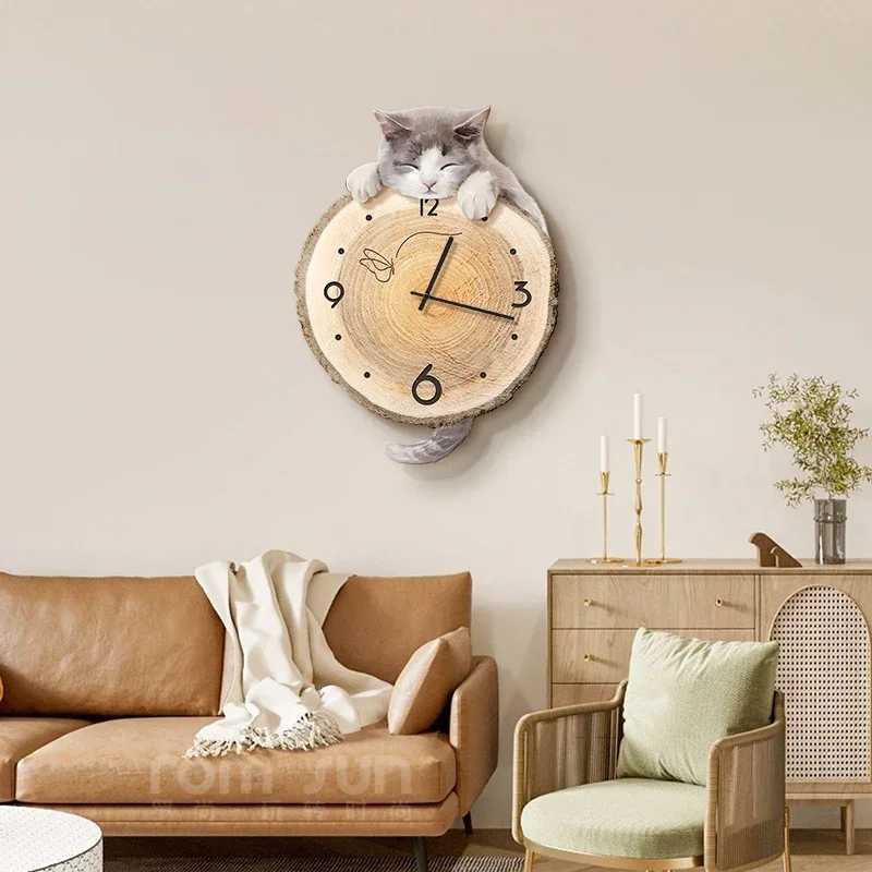 *Design Nordic Luxury Wall Watch Living Room Aesthetic Bathroom Items Wall Clock Cute Modern Horloges Murales Home Decoration