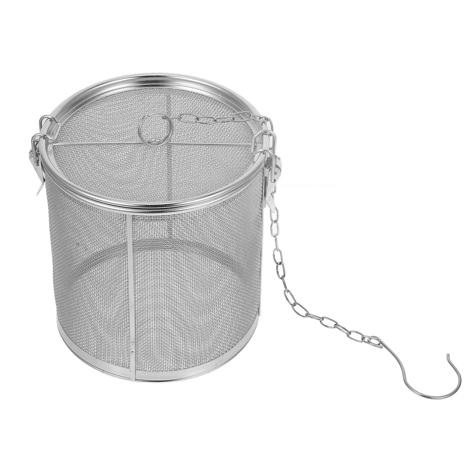 

Stainless Steel Spice Mesh Filter Hangable Design For Tea Chinese Medicine Brine Soup Portable Reusable Kitchen Accessory