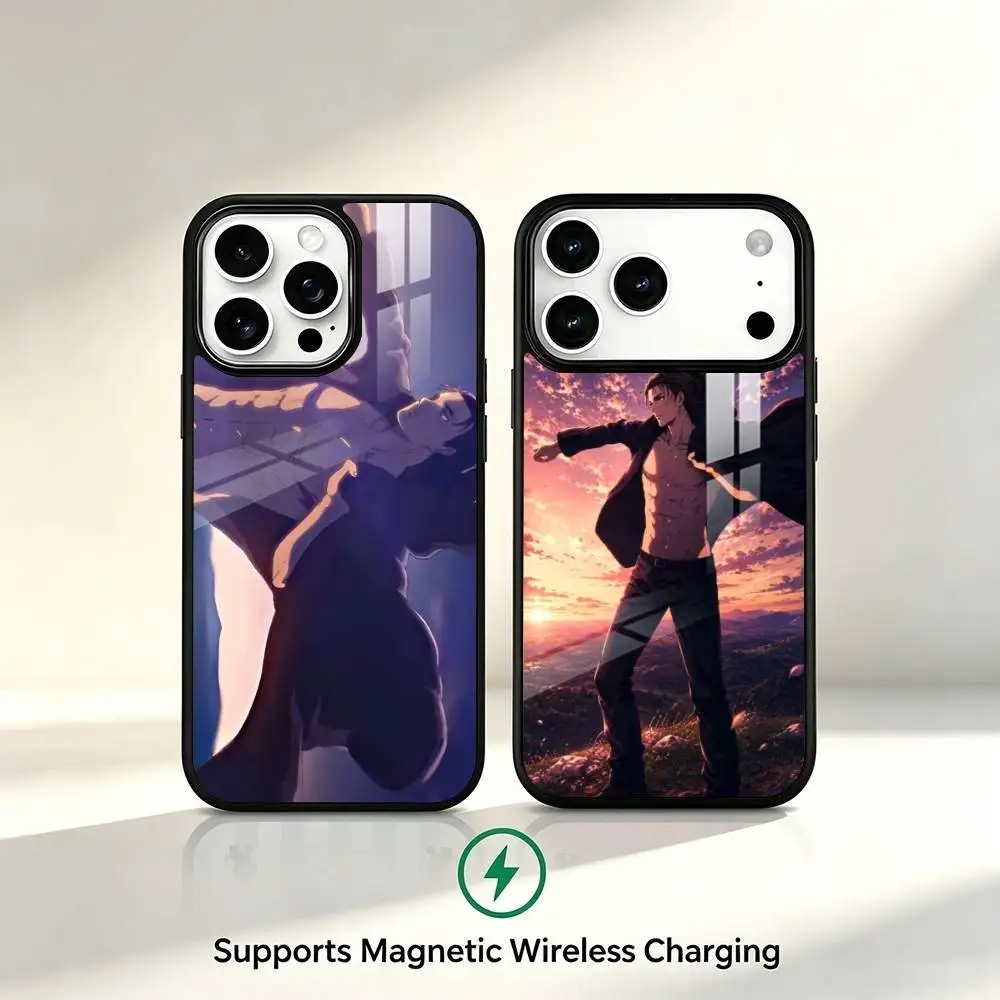 capa-de-telefone-eren-yeager-attack-on-titan-para-iphone-17-16-15-14-13-12-11-plus-pro-suporta-carregamento-magnetico-sem-fio