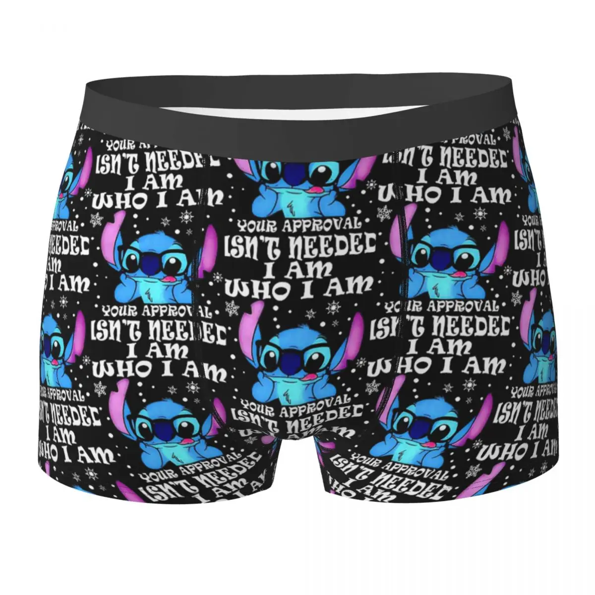 Day Gift For Academy Award Stitch For Best Animated Feature Underwear  Underpants Boxer Brief For Man Large Size Boxer Shorts