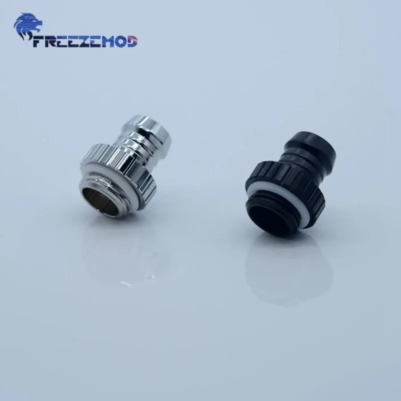 FREEZEMOD brass G1/4'' thread inner Hexagonal fixed Barb fitting for ID 8-11mm soft tube for water cooling system.BBT-3F