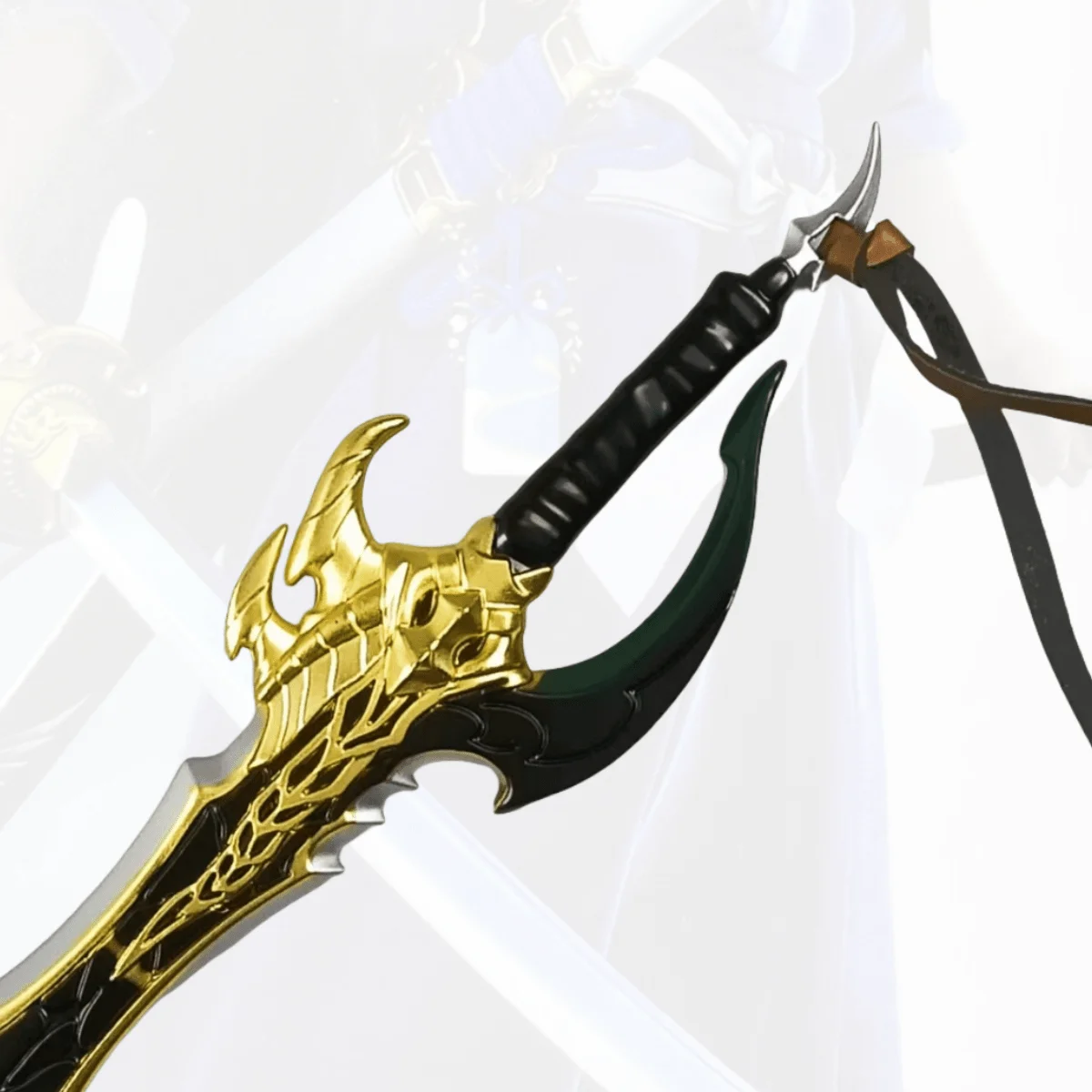 8.6inch Solo Leveling Metalen Katana Zwaard Originele Samurai Sabel Ninja Mes Japanse Katana Sabel Cosplay Accessoires Prop Speelgoed