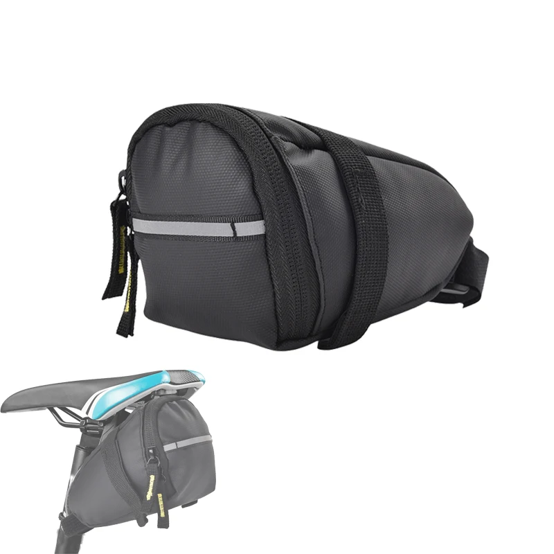 

1L Waterproof MTB Road Bike Saddle Bag Bicycle Seatpost Rear Tail Storage Pouch Bicycle Rear Seat Post Bags Bike Accessories