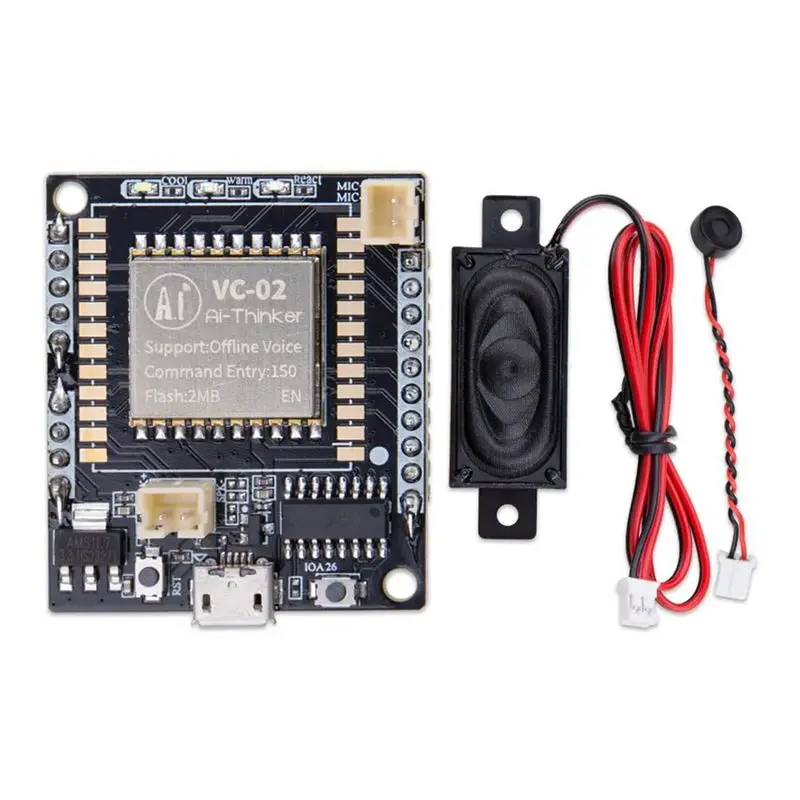 VOFUN-AI Voice Recognition Module Kit Intelligent Offline Sound Control Development Board With 2MB Flash For Smart Home