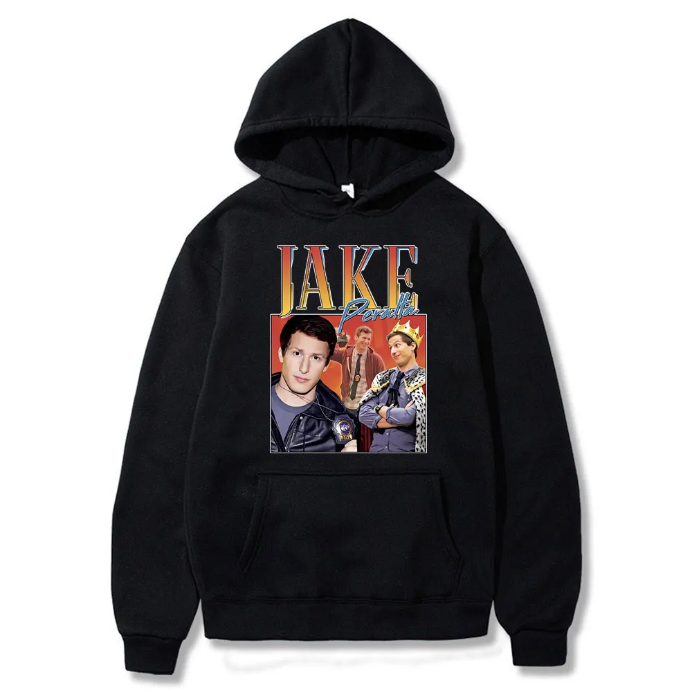 

Classic Vintage Jake Peralta Graphic Hoodie Autumn Winter Men Women's Fashion Casual Sweatshirt Men's Fleece Oversized Hoodies