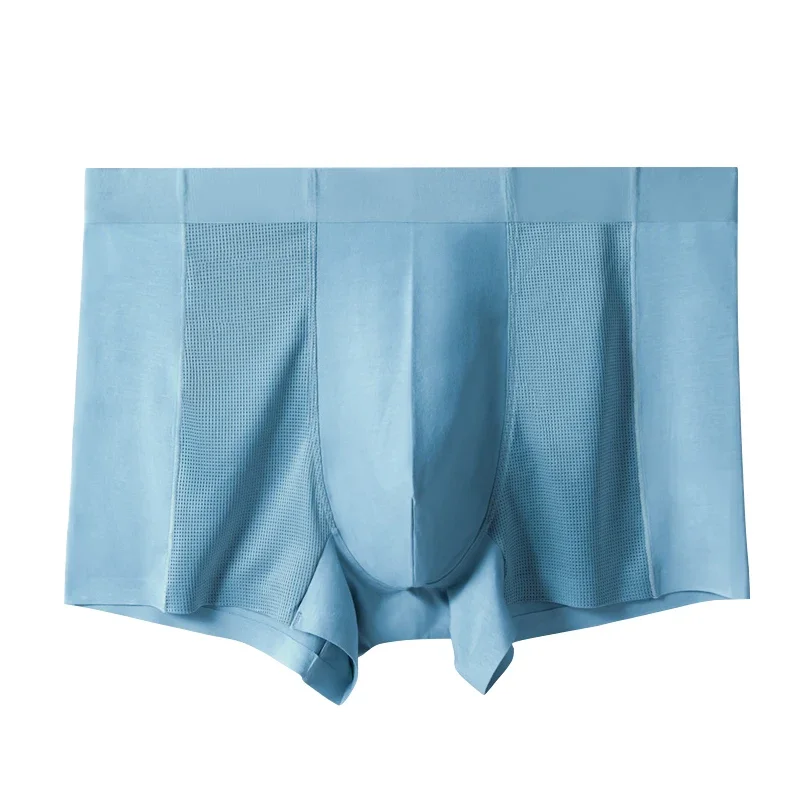 

Мужские бесшовные, удобные и антибактериальные трусы-боксеры, 5 шт. Они дышащие для занятий спортом, с приятным ощущением.