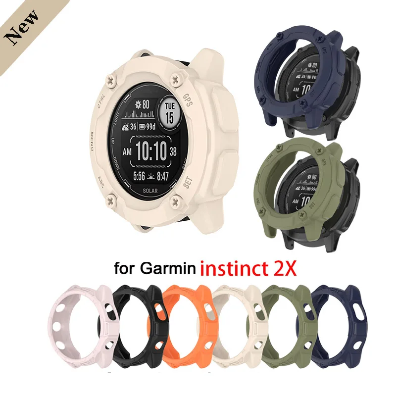 Детская Защитная крышка от царапин, бампер для Garmin Instinct 2X, защитная рамка для смарт-часов