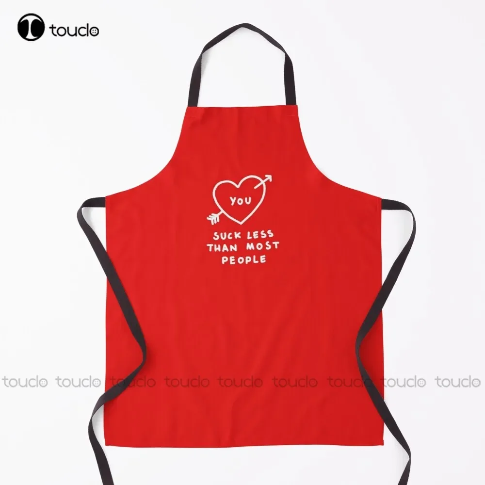 You Suck Less Than Most People Alentine S Day Valentine Funny Apron Aprons  For Women Men Unisex Adult Garden Kitchen Apron