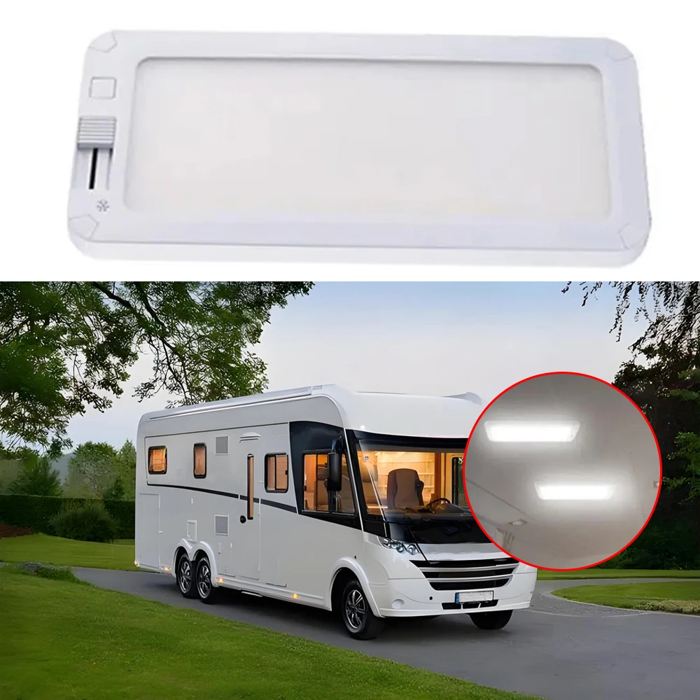 

156LED 96LED внутреннее освещение для автофургона 12 В-30 В 3 цвета с регулируемой яркостью внутреннее освещение потолочный купольный светильник для кемперов RV грузовик дом на колесах
