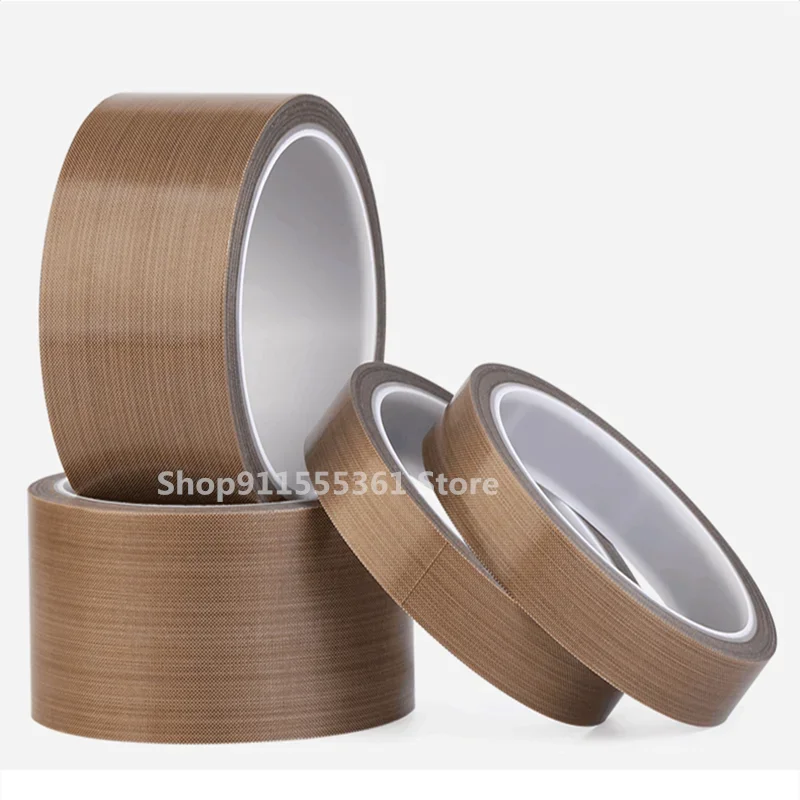 10M/Roll Sealing Tape Resistant High Temperature Adhesive Cloth Insulation 300 Degree Vacuum Sealing Machine Tape