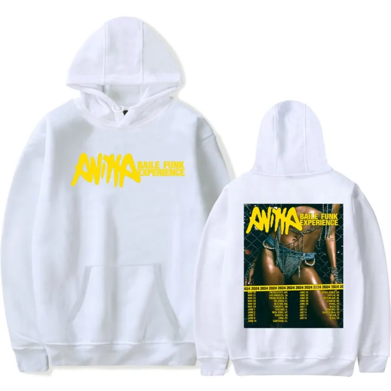 Anitta Baile Funk Experience Tour Hoodie Merch For Men/Women Unisex Casuals Fashion Long Sleeve Sweatshirt Streetwear