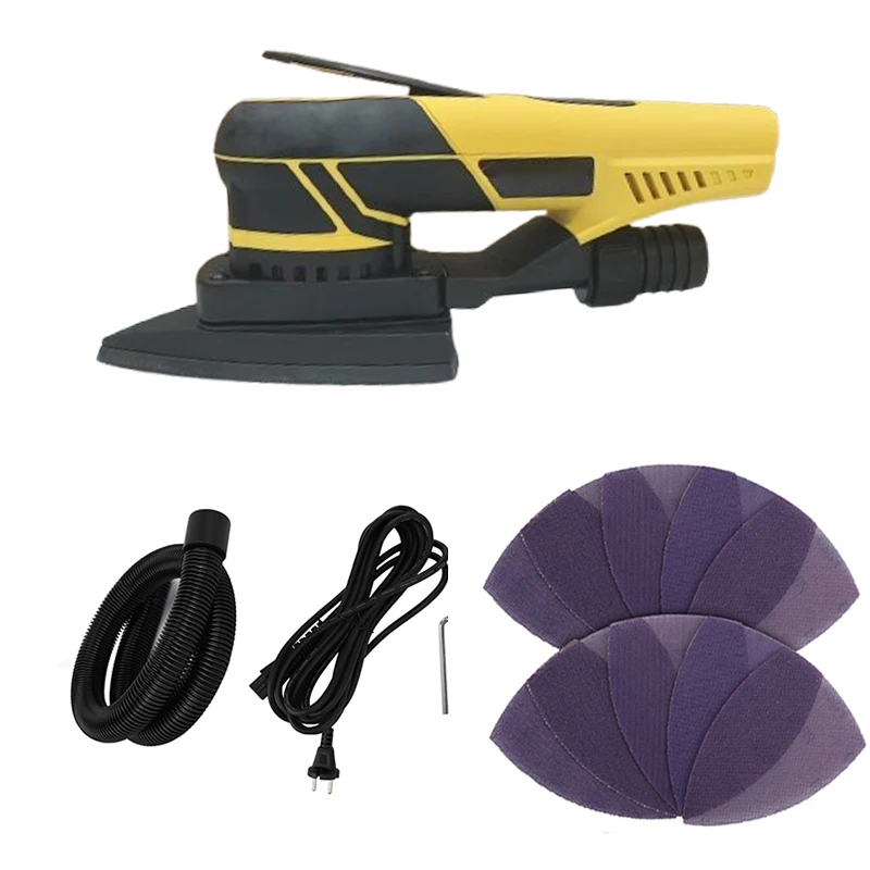 Sander Machine 220V Air Polisher Electric Delta Random Orbital Grinder for Woodworking Tools Sanding Machine with Pluggable Wire