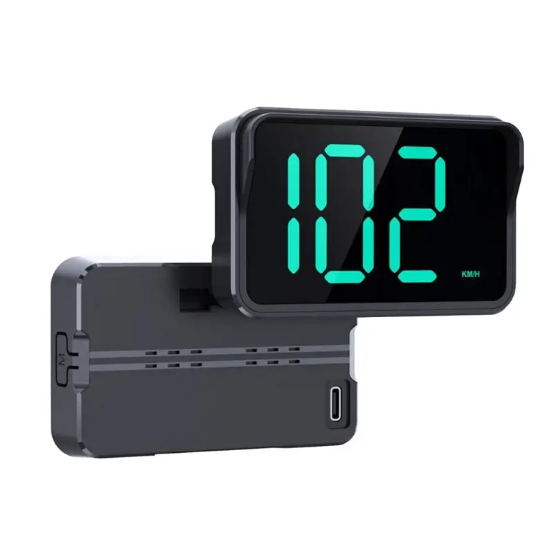 Portable Universal Head Up Display GPS HUD Digital Speedometer For All Car Truck Plug And Play Auto Part With Suction Cup Mount