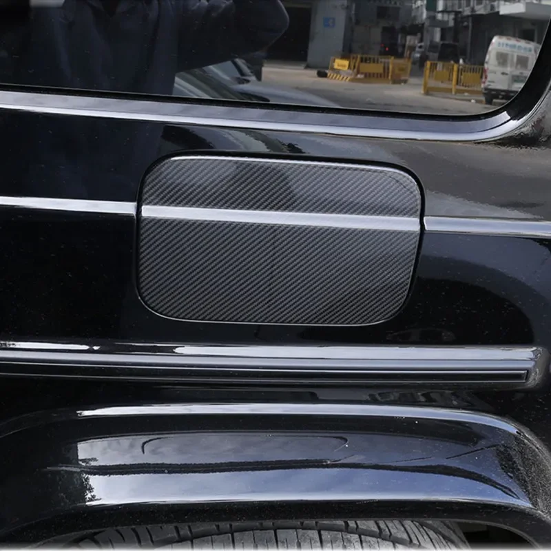 For 19-25 Mercedes-Benz G-Class G500, G63, G350, G400, G550, G450 Modified Carbon Fiber Fuel Tank Cap Decorative Cover Sticker view 3