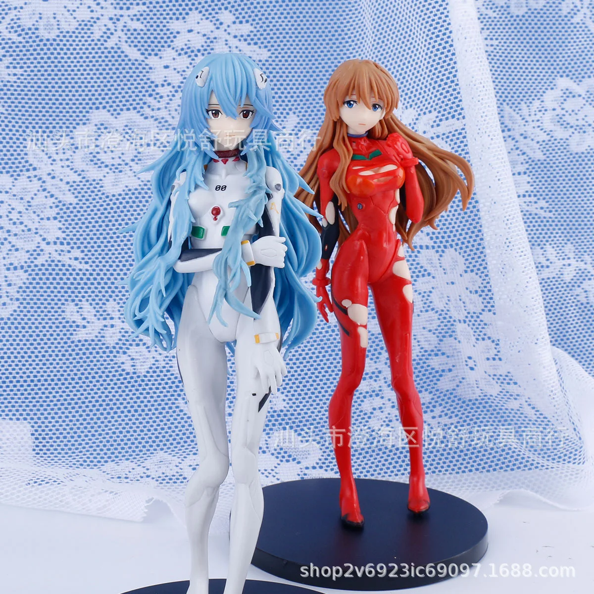 2 TYPES Anime NEON GENESIS EVANGELION EVA Ayanami Rei kawaii figure PVC model toys doll collect ornaments gifts