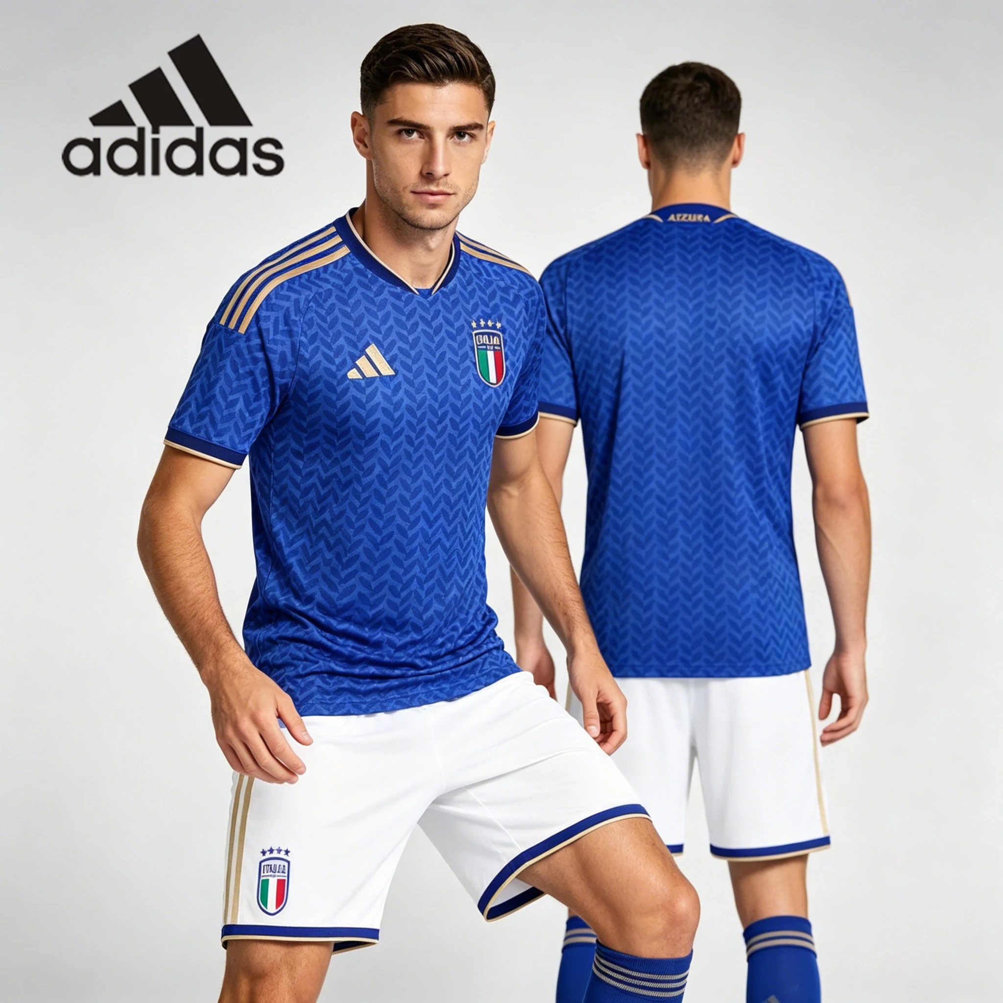 26 nat jerseyAdidas Italy 2026 FIFA World Cup Home Fan Soccer Jersey & Shorts Set  JL6941+JL6937