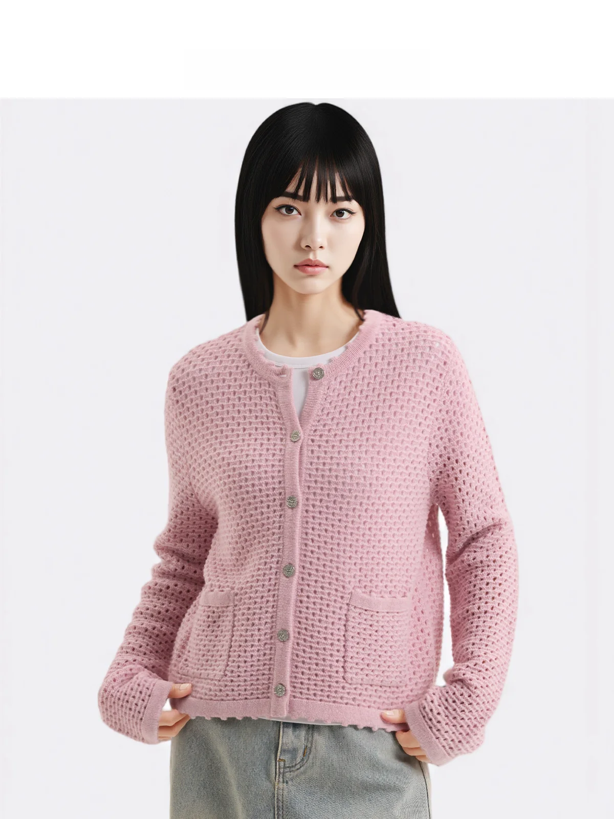 Ele Hollow Out Knit…