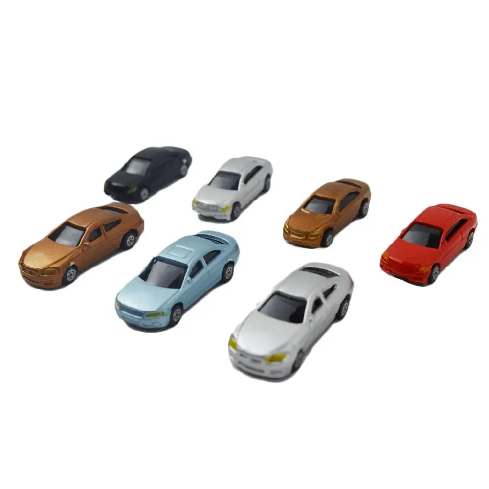 Scale 1:200 Model Car Miniature Scene Layout Material Kids Toys Vehicle For Diy Sand Table Landscape Diorama Kits 100pcs