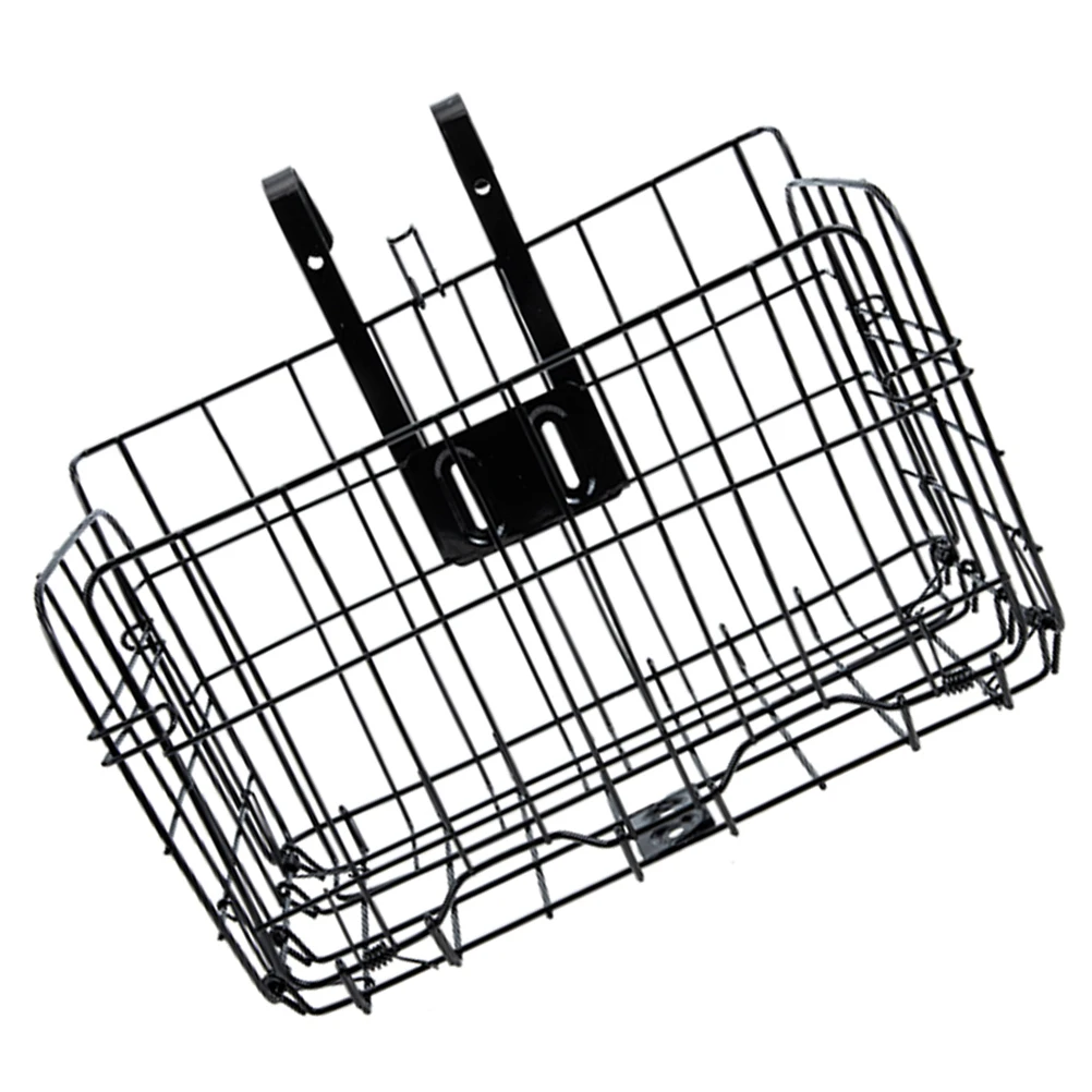 

Bicycle Basket Bike Front Large Storage Handlebar Baskets Rear Bike Basket Bicycle Light Riding Accessories Wear Resistant Metal