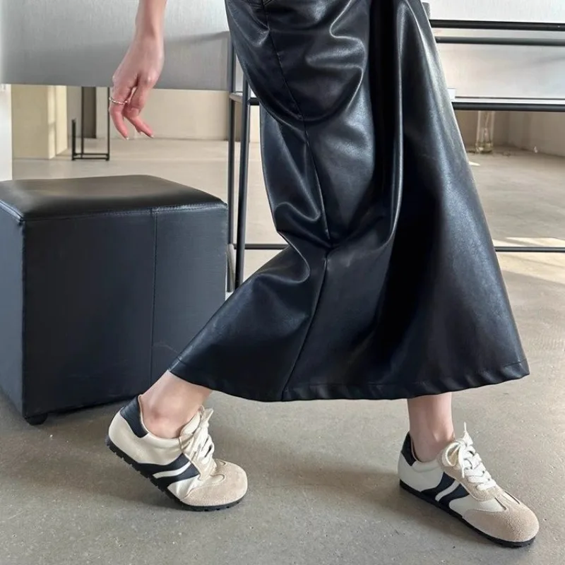 أحذية مسطحة مريحة مانعة للانزلاق مقاومة للاهتراء للنساء ، أحذية رياضية غير رسمية ، مطابقة الألوان ، مفردة ، ربيعية ، جديدة #5