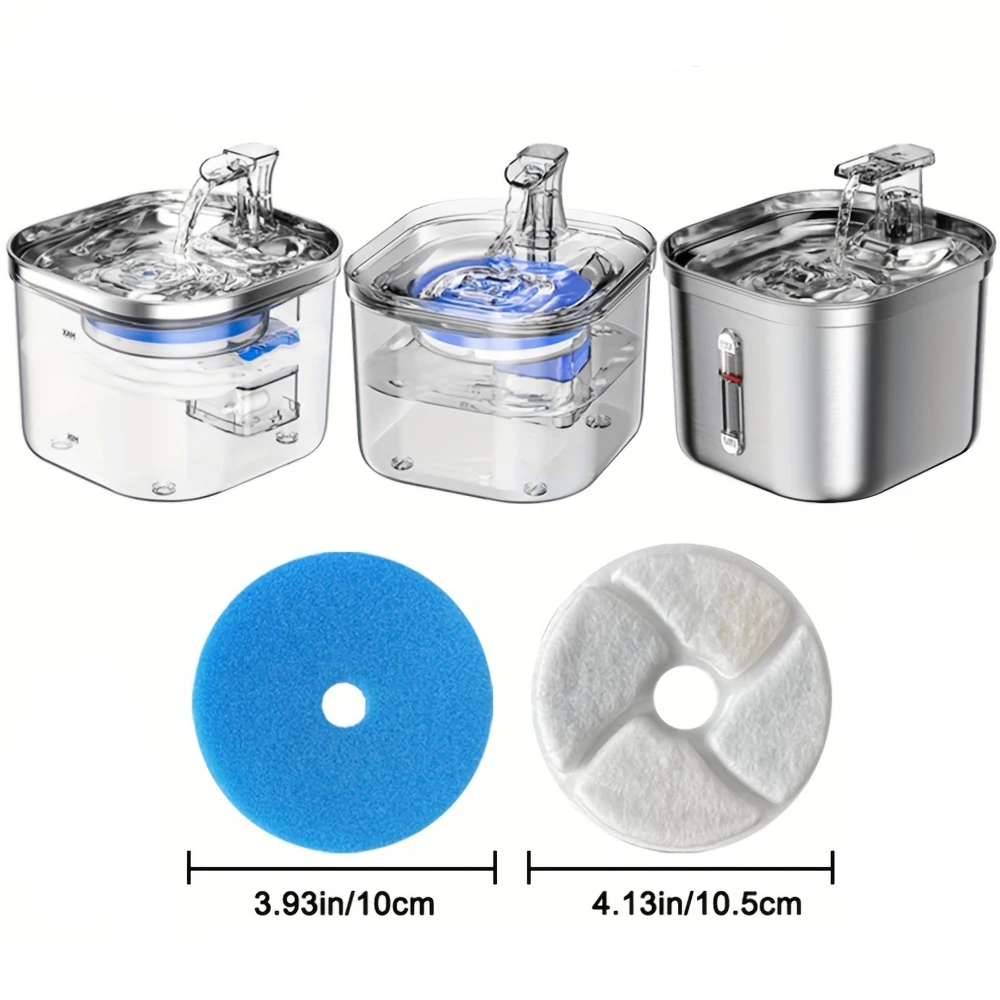 Ersatzfilter für Katzenbrunnen, 8 Stück/16 Stück/24 Stück Filterkartuschen für Haustier-Wasserspender, Ersatzfilter für Haustiertrinkbrunnen – Detail 2