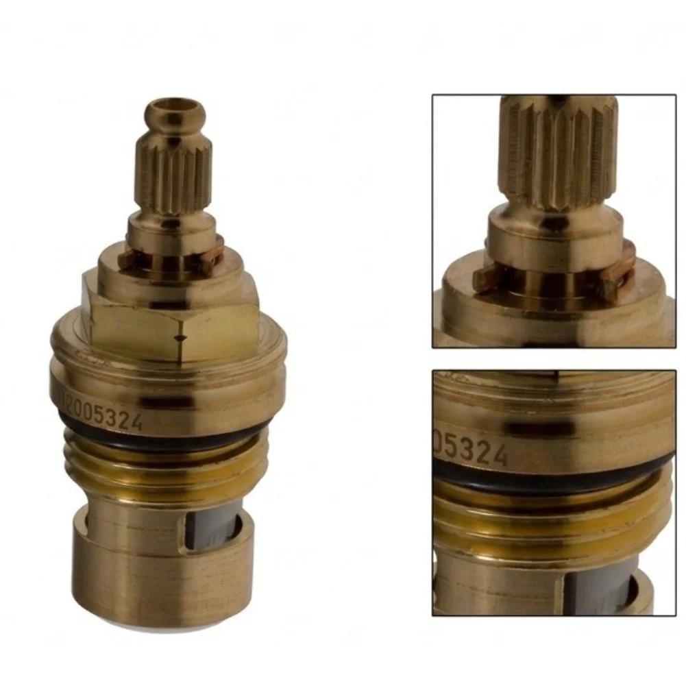 RP61824 Faucet Cartridge for Mixer Faucet Repair Brass for Core Rubber Seal 7 cm x 7 cm x 5 cm for Residential Use