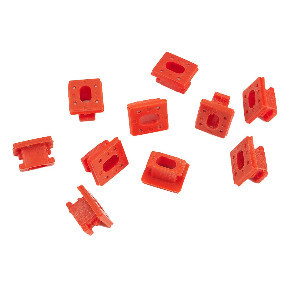 7 Series Clip E46 E65 E66 Clips For Dashboard Repair Color Red Accessories High Strength Clip Made Of ABS Material