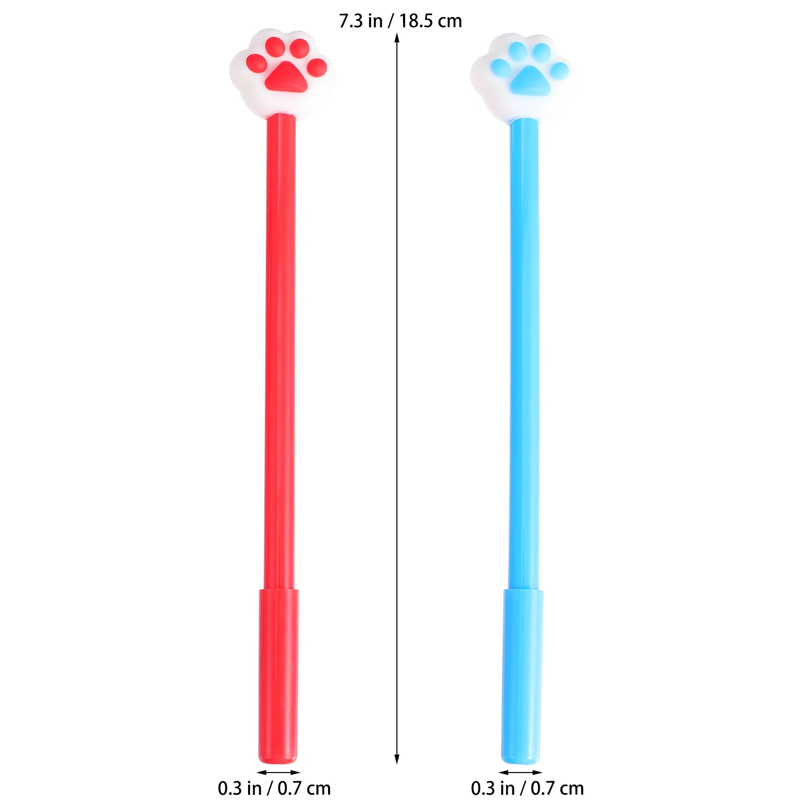 

16Pcs Cat Paw Gel Pen Smooth Writing Gel Pen for School Office Signature Students Creative Random Color Design