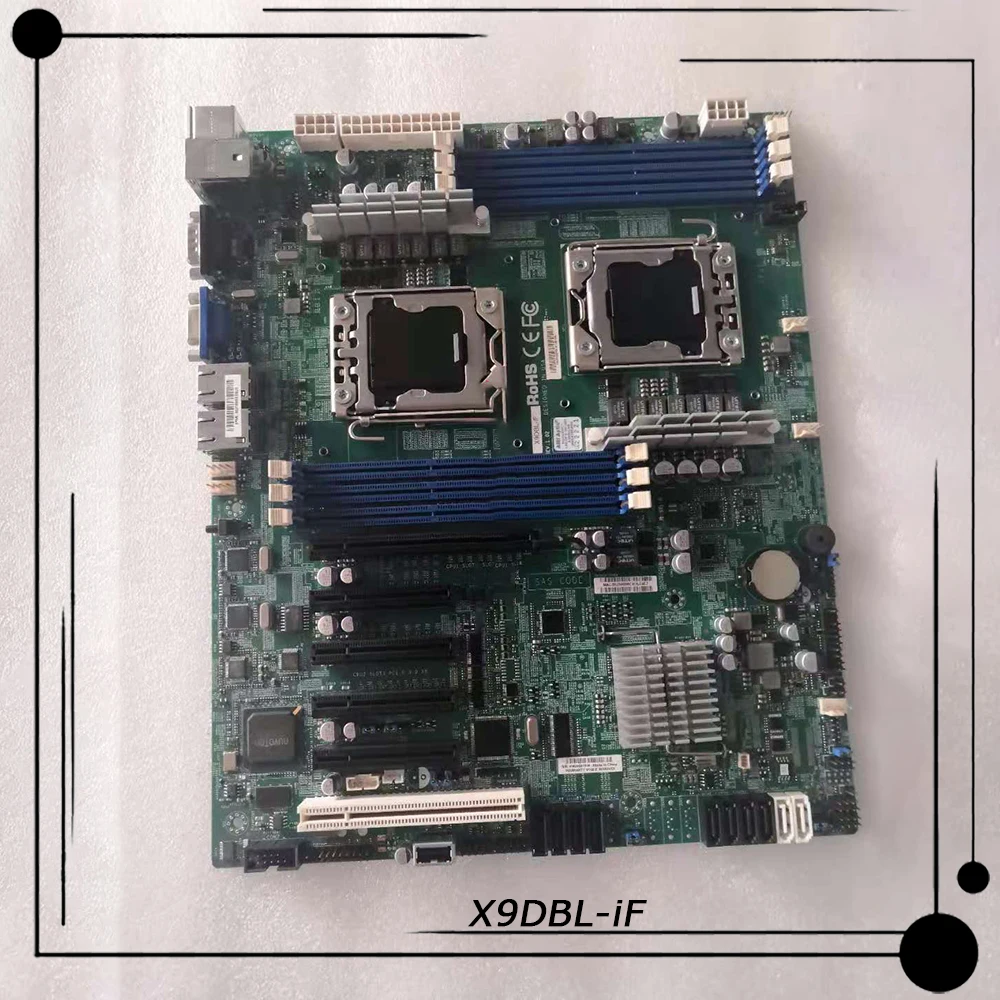 For Supermicro Two-way Server Motherboard LGA 1356 Intel C602 DDR3 Xeon Processor E5-2400 and E5-2400 v2 Fully Tested X9DBL-iF