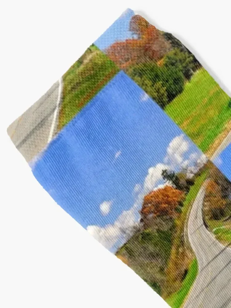 Highway Trails Socks hiking Stockings gifts professional running Man Socks Women's